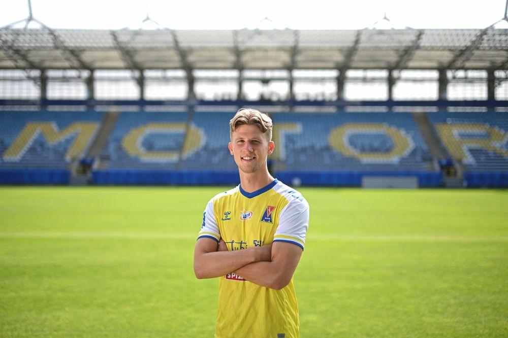 Kacper Karasek nowym piłkarzem Motoru Lublin (fot. Motor Lublin)