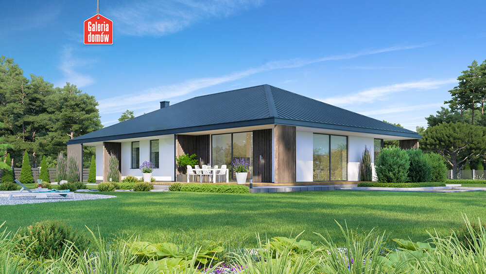  Projekt domu - Dom przy Rubinowej 19 